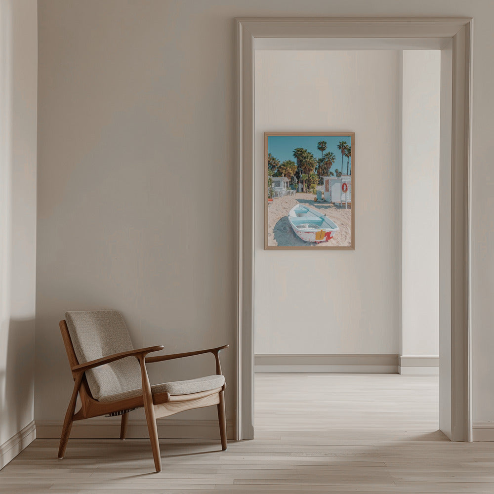 Sicilian Beach Vibes - Stretched Canvas, Poster or Fine Art Print I Heart Wall Art
