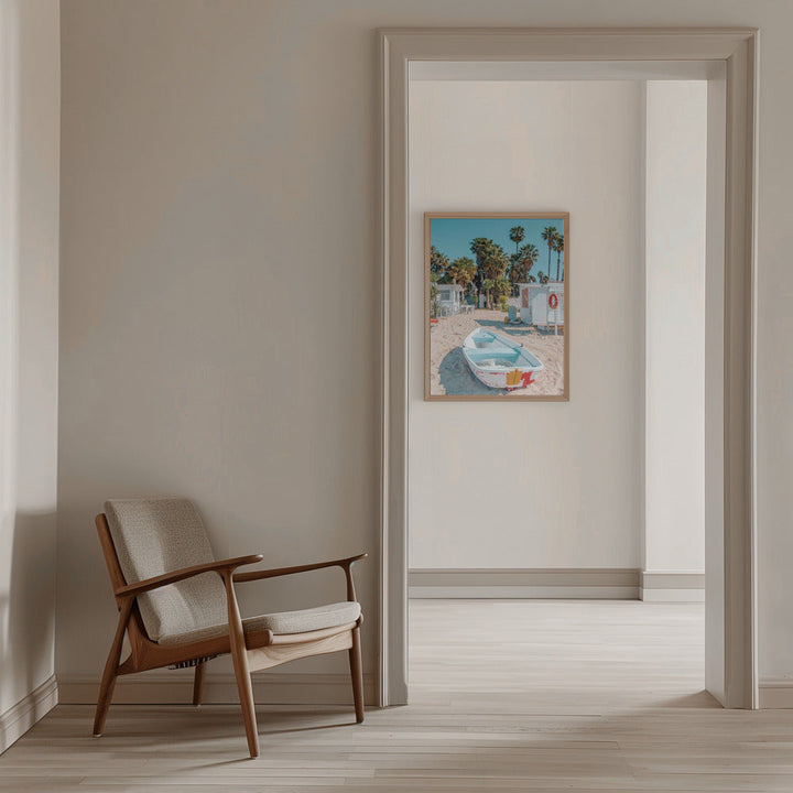 Sicilian Beach Vibes - Stretched Canvas, Poster or Fine Art Print I Heart Wall Art