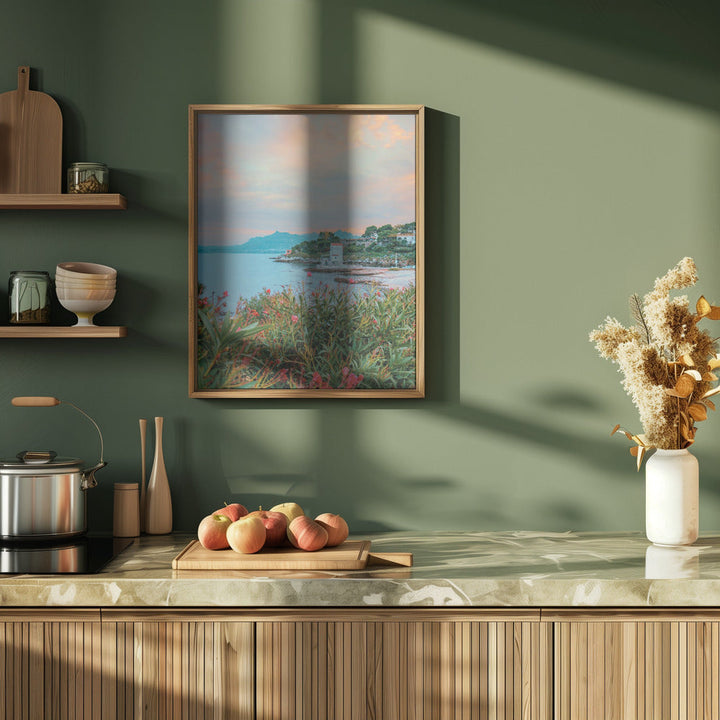 Sicily After Sunset - Stretched Canvas, Poster or Fine Art Print I Heart Wall Art