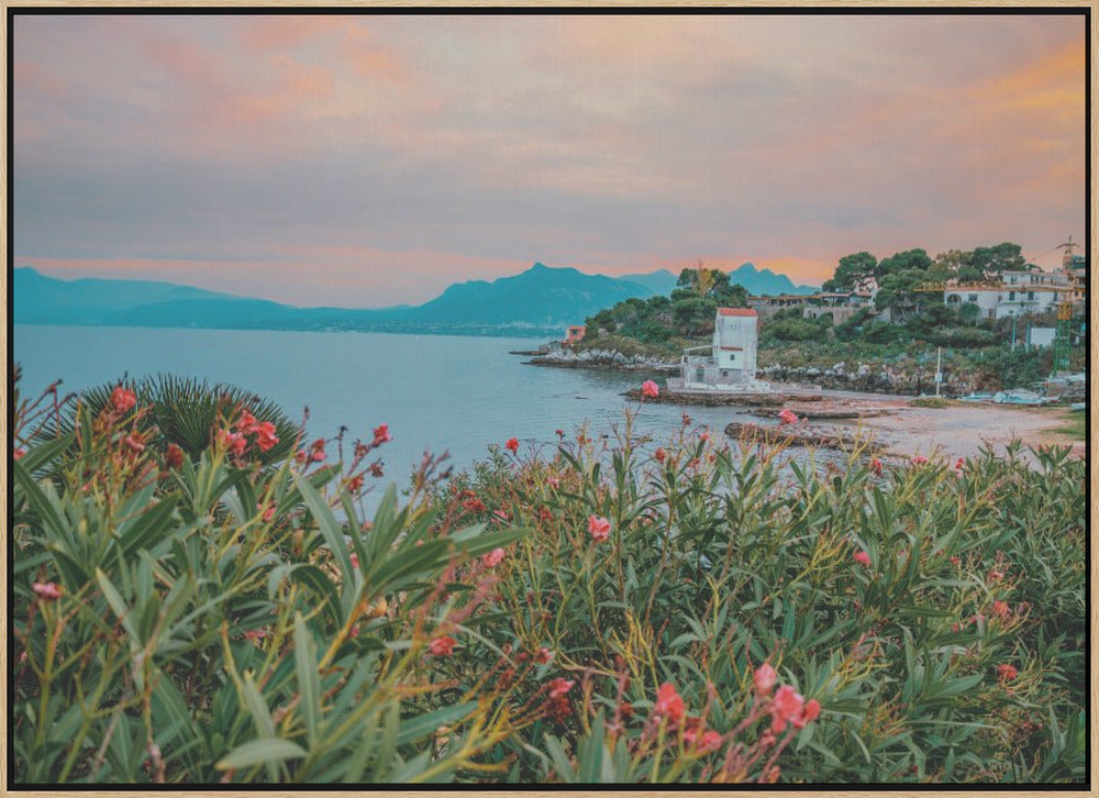 Sicily After Sunset - Stretched Canvas, Poster or Fine Art Print I Heart Wall Art