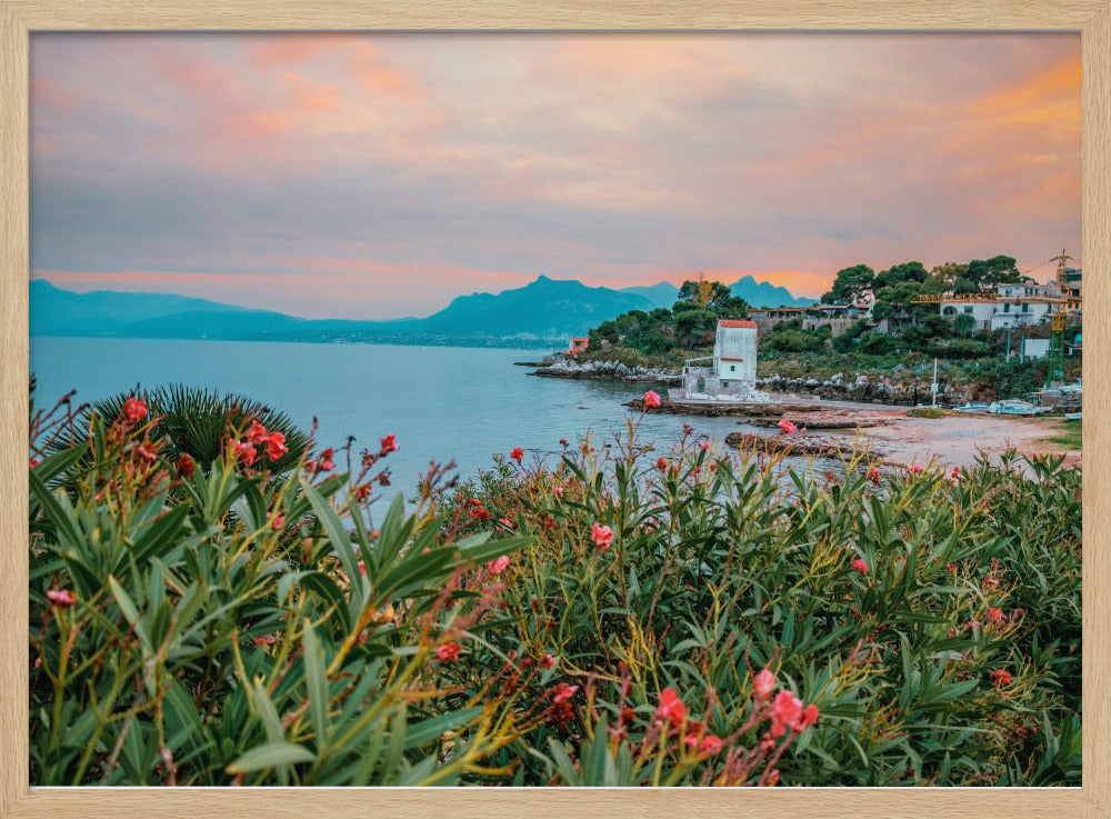 Sicily After Sunset - Stretched Canvas, Poster or Fine Art Print I Heart Wall Art