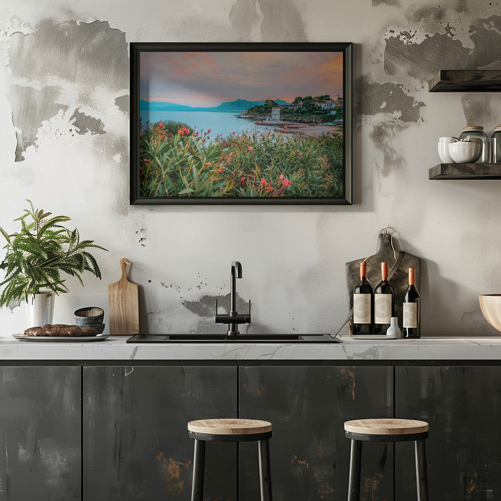 Sicily After Sunset - Stretched Canvas, Poster or Fine Art Print I Heart Wall Art