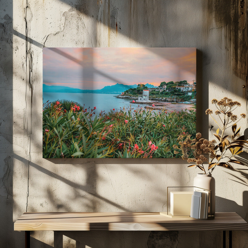 Sicily After Sunset - Stretched Canvas, Poster or Fine Art Print I Heart Wall Art