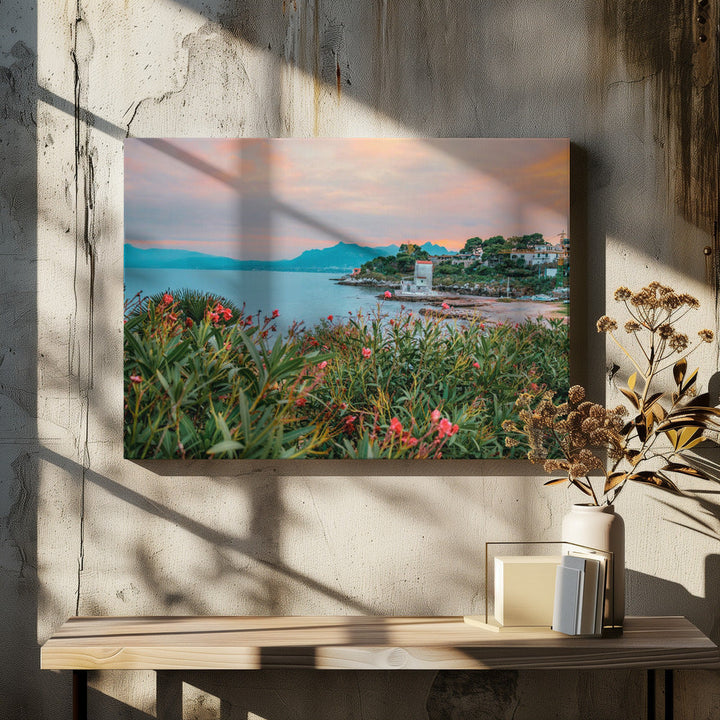 Sicily After Sunset - Stretched Canvas, Poster or Fine Art Print I Heart Wall Art