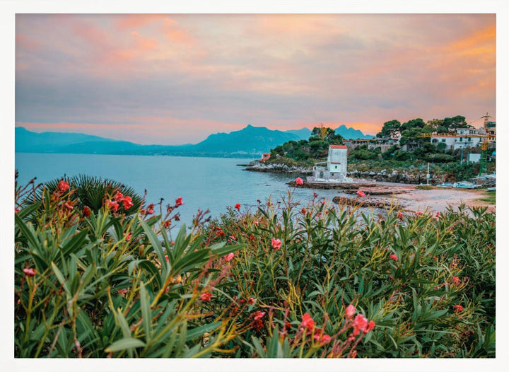 Sicily After Sunset - Stretched Canvas, Poster or Fine Art Print I Heart Wall Art