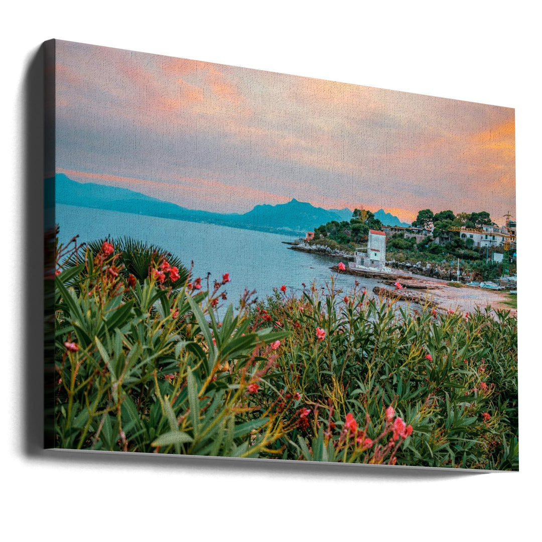 Sicily After Sunset - Stretched Canvas, Poster or Fine Art Print I Heart Wall Art