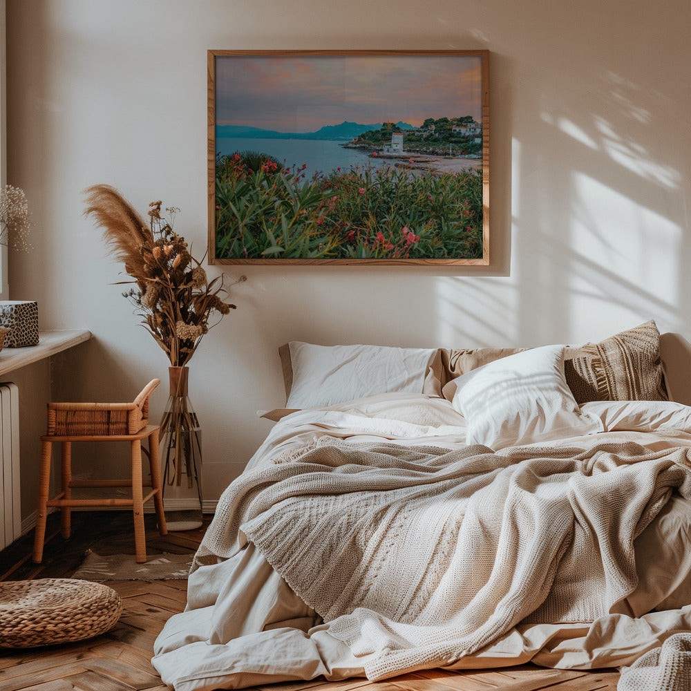Sicily After Sunset - Stretched Canvas, Poster or Fine Art Print I Heart Wall Art