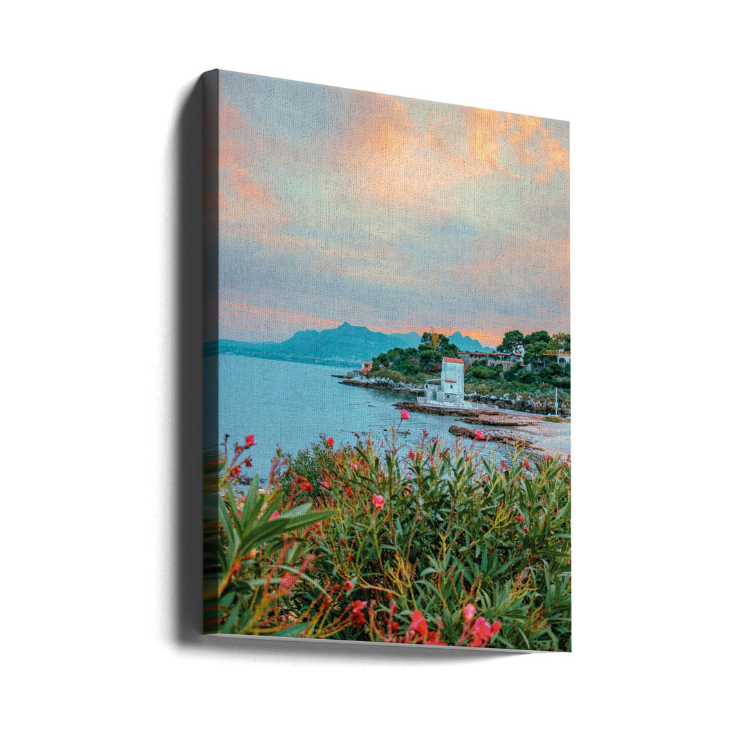 Sicily After Sunset - Stretched Canvas, Poster or Fine Art Print I Heart Wall Art