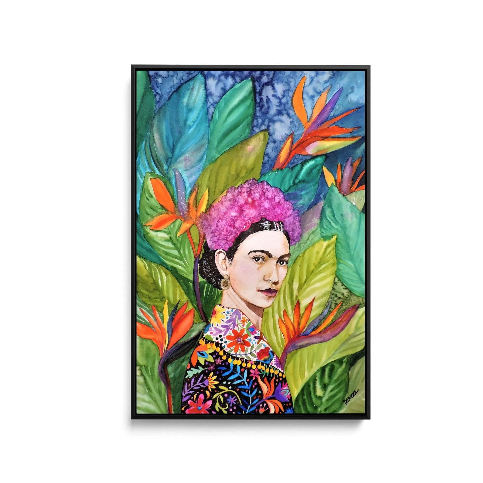 Siento El Cielo by Sylvie Demers- Stretched Canvas Print or Framed Fine Art Print - Artwork I Heart Wall Art Australia 