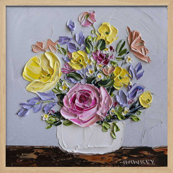 Simone - Square Stretched Canvas, Poster or Fine Art Print by Angela Hawkey - I Heart Wall Art - Poster Print, Canvas Print or Framed Art Print