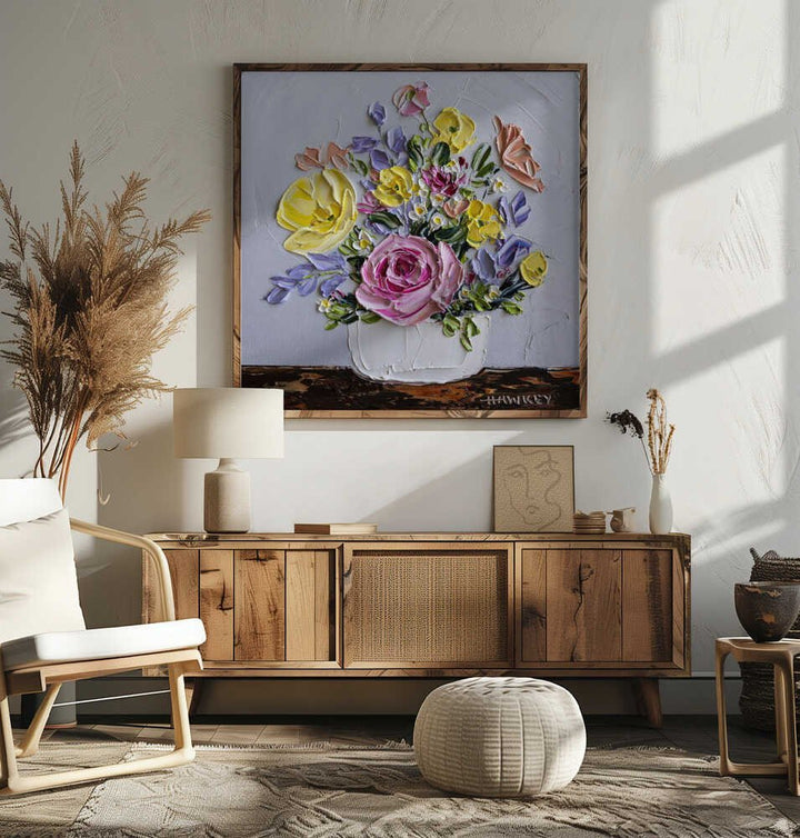 Simone - Square Stretched Canvas, Poster or Fine Art Print by Angela Hawkey - I Heart Wall Art - Poster Print, Canvas Print or Framed Art Print