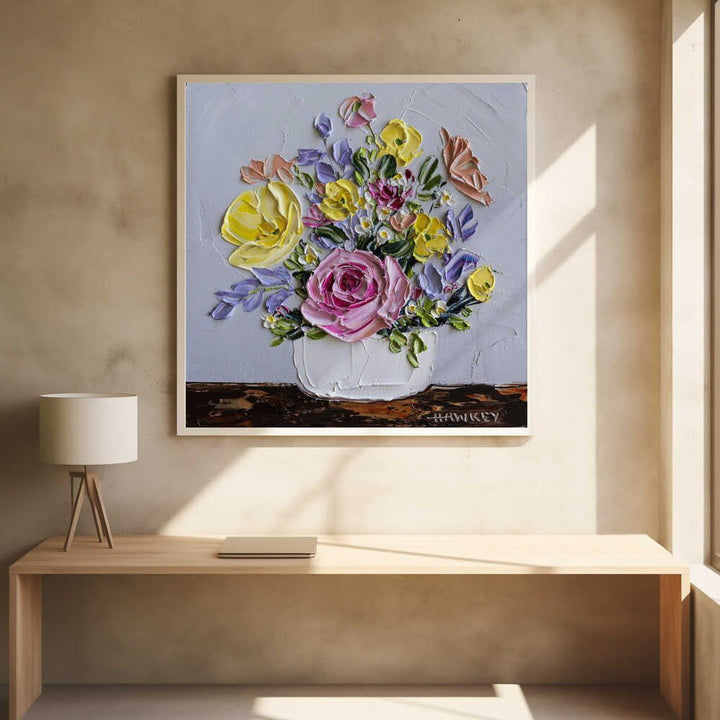 Simone - Square Stretched Canvas, Poster or Fine Art Print by Angela Hawkey - I Heart Wall Art - Poster Print, Canvas Print or Framed Art Print