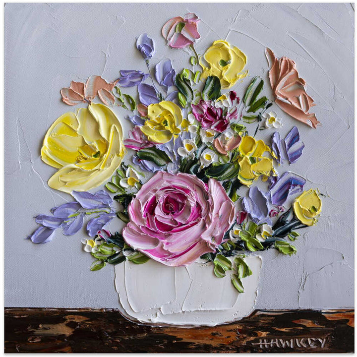 Simone - Square Stretched Canvas, Poster or Fine Art Print by Angela Hawkey - I Heart Wall Art - Poster Print, Canvas Print or Framed Art Print