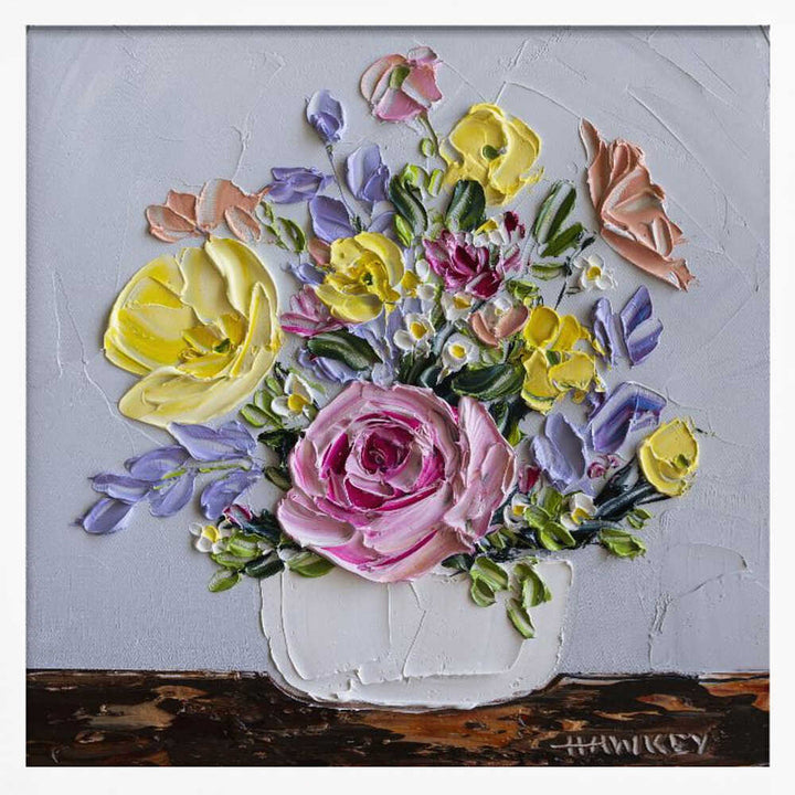 Simone - Square Stretched Canvas, Poster or Fine Art Print by Angela Hawkey - I Heart Wall Art - Poster Print, Canvas Print or Framed Art Print