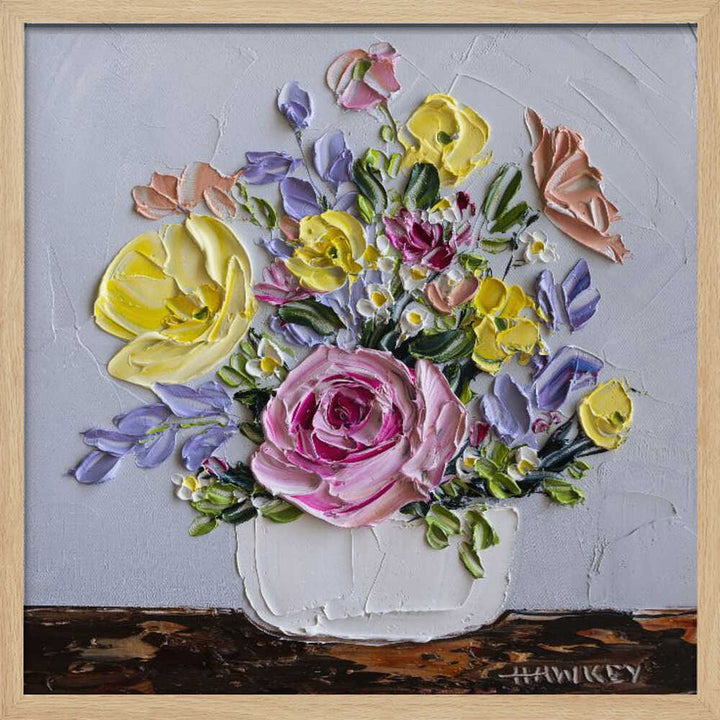 Simone - Square Stretched Canvas, Poster or Fine Art Print by Angela Hawkey - I Heart Wall Art - Poster Print, Canvas Print or Framed Art Print