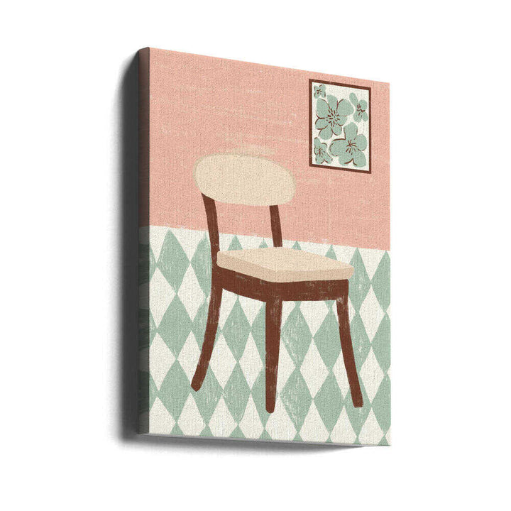 SIMPLE CHAIR - Stretched Canvas, Poster or Fine Art Print - I Heart Wall Art - Poster Print, Canvas Print or Framed Art Print