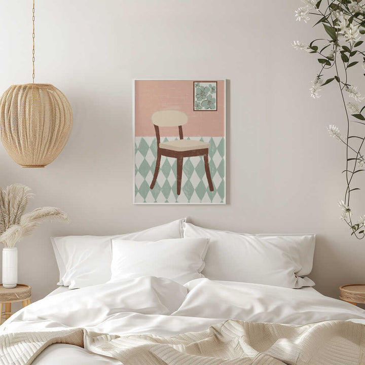 SIMPLE CHAIR - Stretched Canvas, Poster or Fine Art Print - I Heart Wall Art - Poster Print, Canvas Print or Framed Art Print
