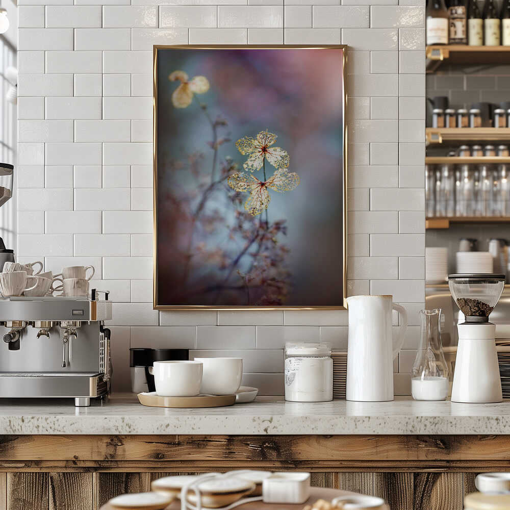 Simple Nature - Floral Photographic Stretched Canvas Poster or Fine Art Print