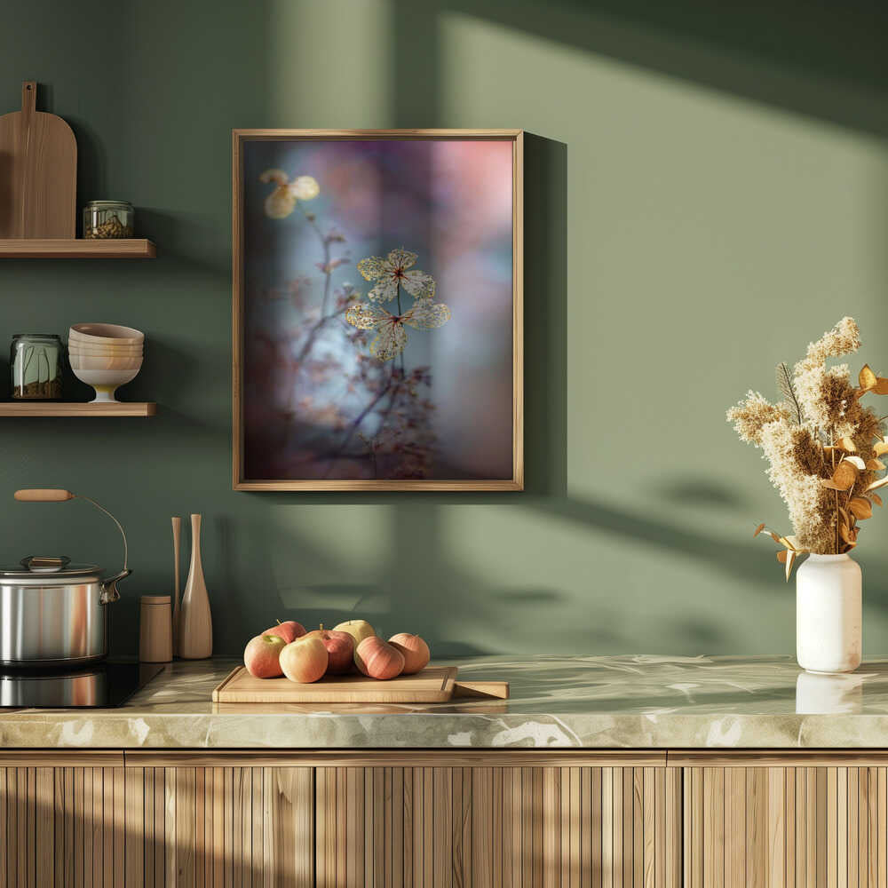 Simple Nature - Floral Photographic Stretched Canvas Poster or Fine Art Print