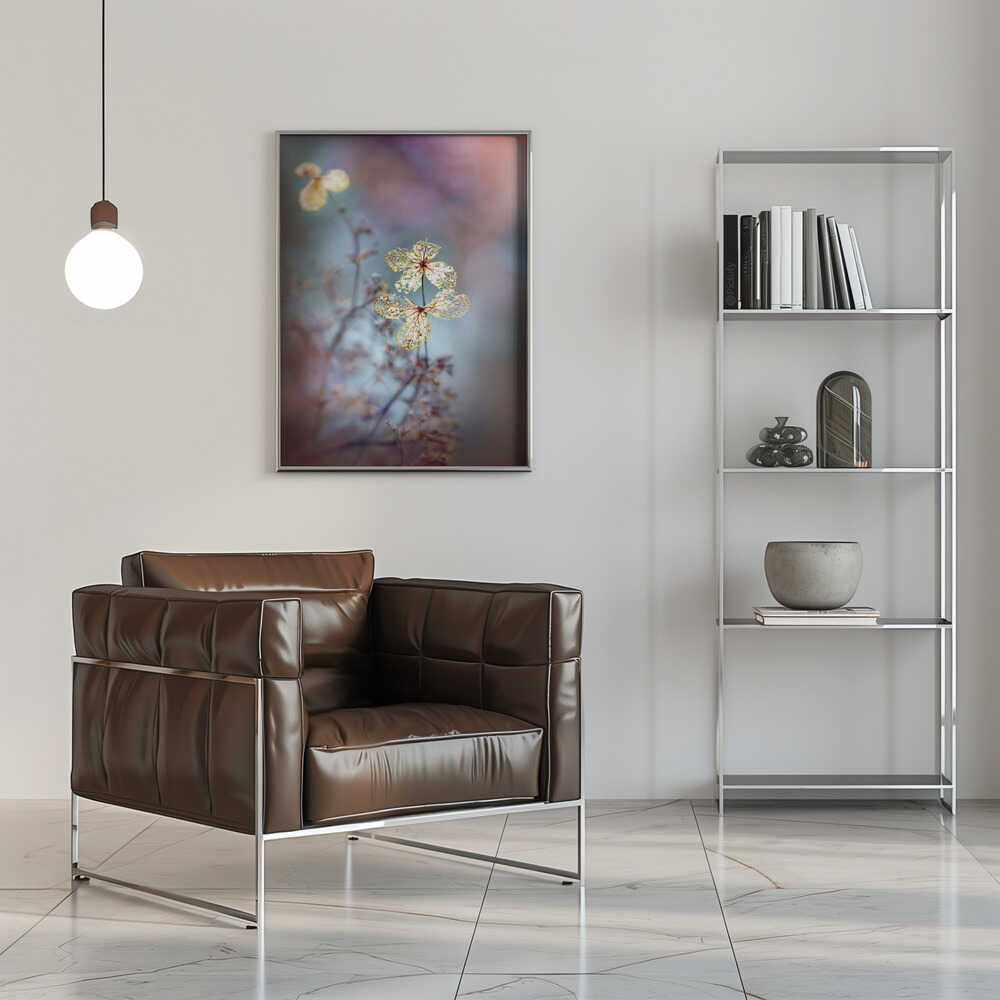 Simple Nature - Floral Photographic Stretched Canvas Poster or Fine Art Print