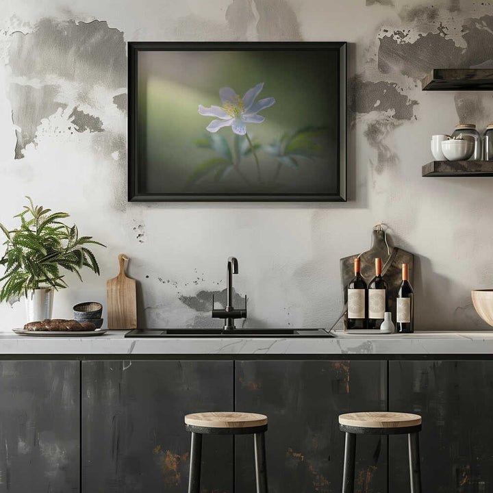 Simplicity - Floral Photographic Stretched Canvas Poster or Fine Art Print