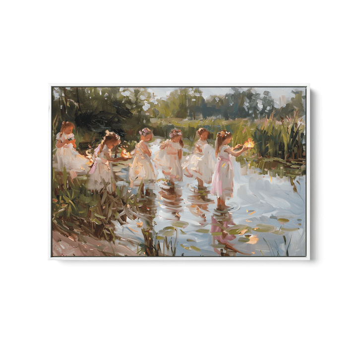 Sisterhood - Country Landscape Stretched Canvas or Fine Art Print - I Heart Wall Art - Poster Print, Canvas Print or Framed Art Print