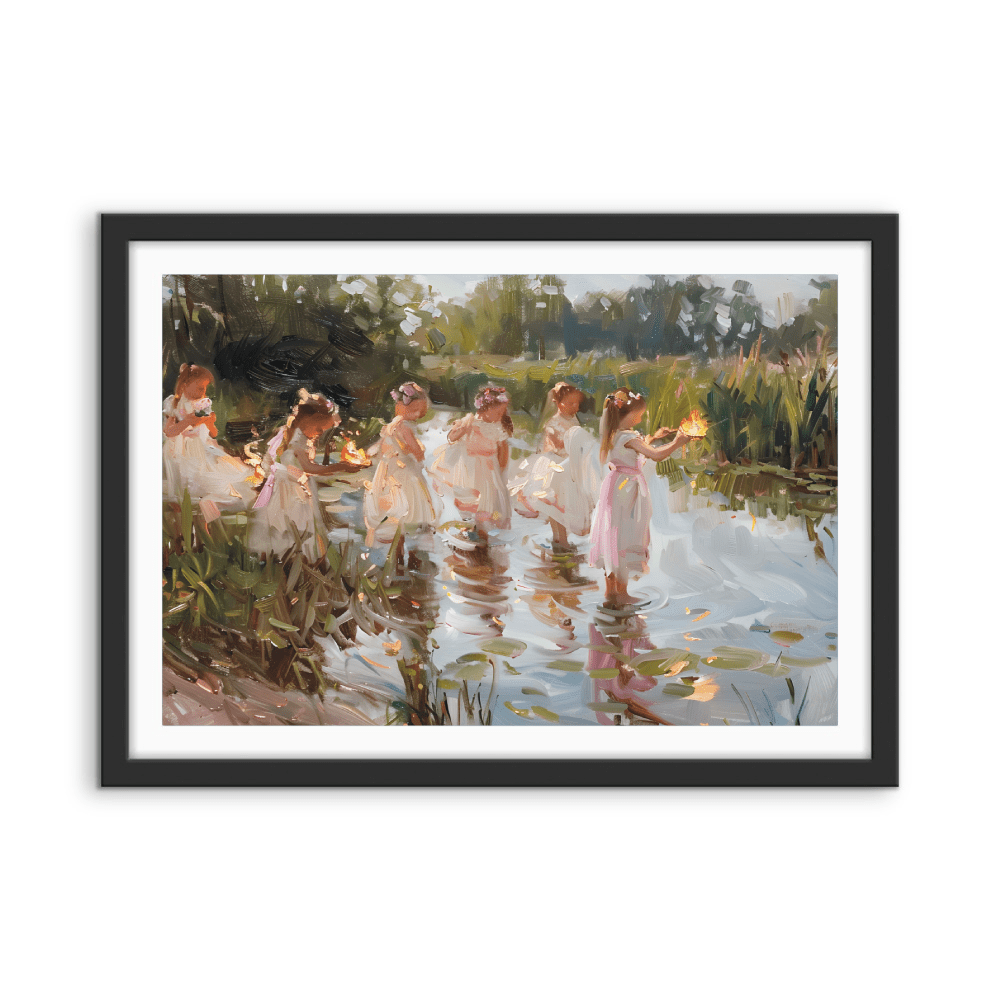 Sisterhood - Country Landscape Stretched Canvas or Fine Art Print - I Heart Wall Art - Poster Print, Canvas Print or Framed Art Print