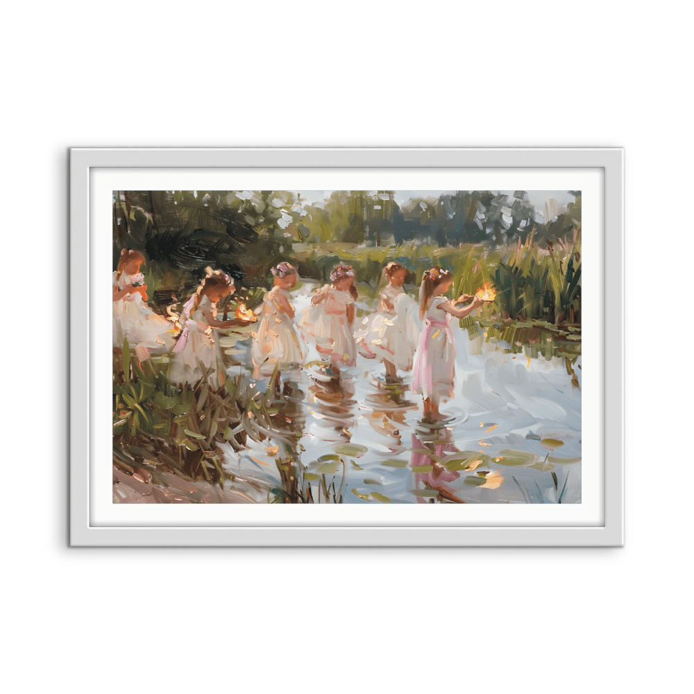 Sisterhood - Country Landscape Stretched Canvas or Fine Art Print - I Heart Wall Art - Poster Print, Canvas Print or Framed Art Print