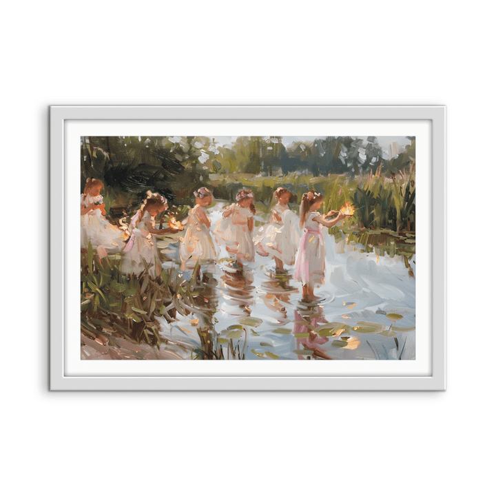 Sisterhood - Country Landscape Stretched Canvas or Fine Art Print - I Heart Wall Art - Poster Print, Canvas Print or Framed Art Print