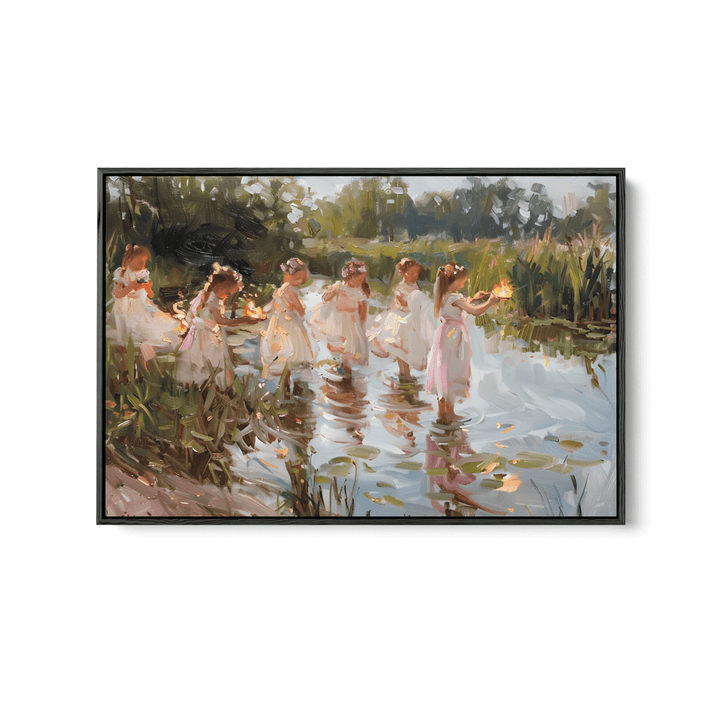 Sisterhood - Country Landscape Stretched Canvas or Fine Art Print - I Heart Wall Art - Poster Print, Canvas Print or Framed Art Print