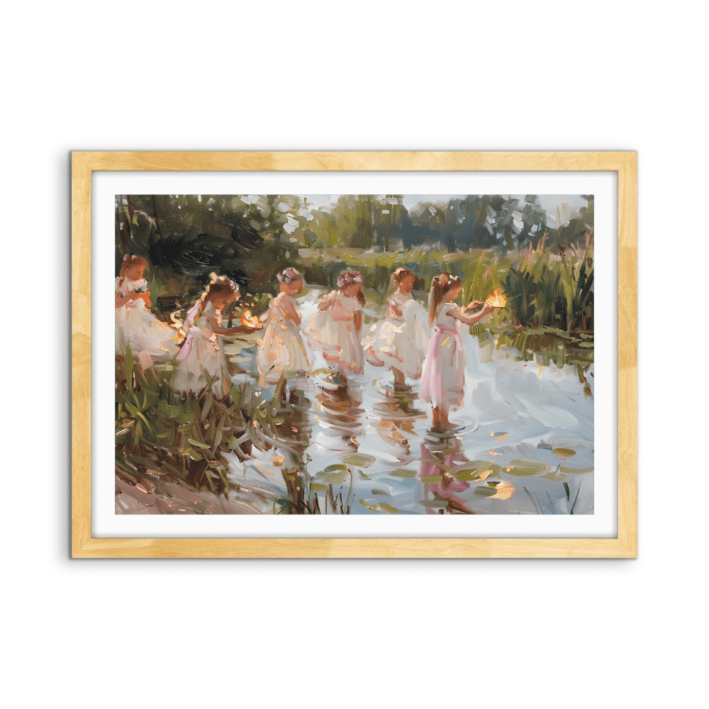 Sisterhood - Country Landscape Stretched Canvas or Fine Art Print - I Heart Wall Art - Poster Print, Canvas Print or Framed Art Print