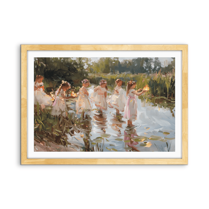 Sisterhood - Country Landscape Stretched Canvas or Fine Art Print - I Heart Wall Art - Poster Print, Canvas Print or Framed Art Print