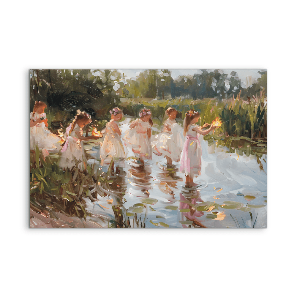 Sisterhood - Country Landscape Stretched Canvas or Fine Art Print - I Heart Wall Art - Poster Print, Canvas Print or Framed Art Print