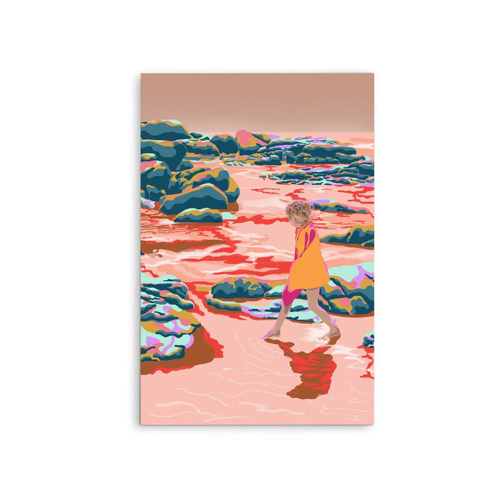 Skimming By Unratio - Stretched Canvas Print or Framed Fine Art Print - Artwork I Heart Wall Art Australia 