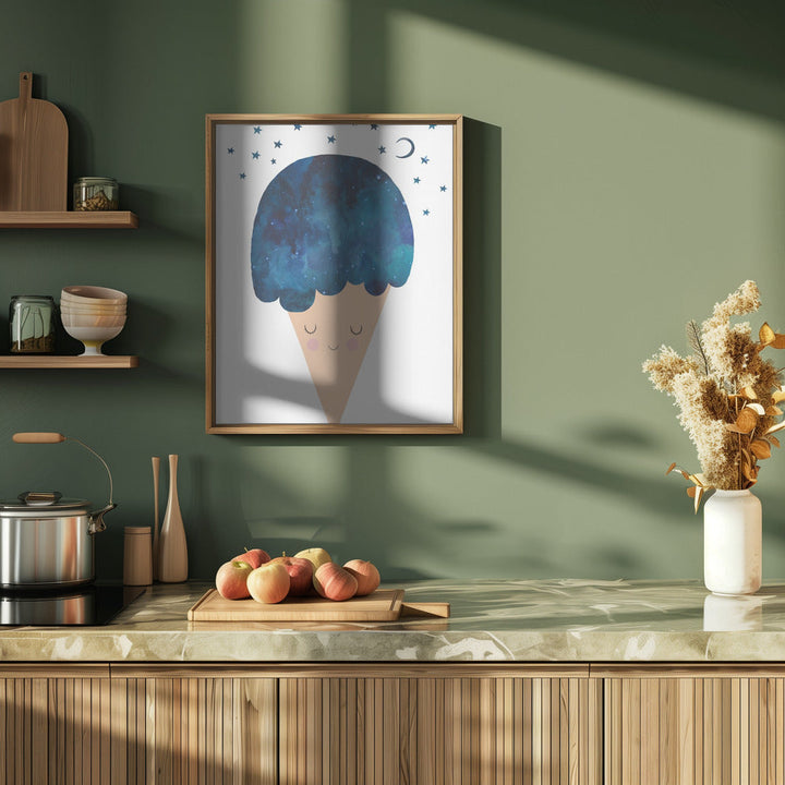 Sleep Well - Stretched Canvas, Poster or Fine Art Print I Heart Wall Art