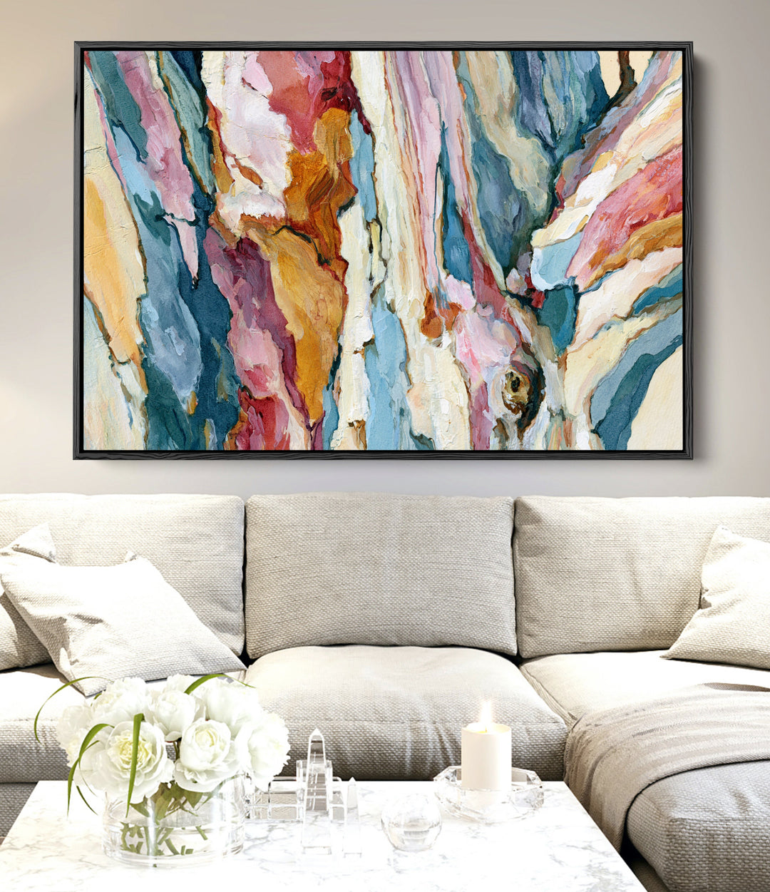 Sleeping on Bark I by IHeartStudio - Australian Eucalypt Canvas Print