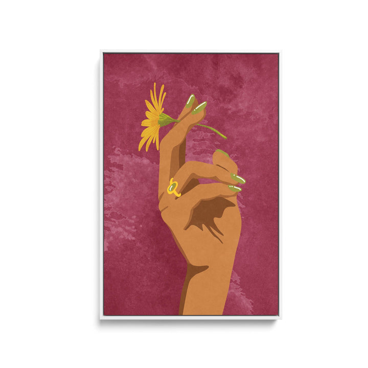 Smoking Flower by Raissa	Oltmanns - Stretched Canvas Print or Framed Fine Art Print - Artwork - I Heart Wall Art