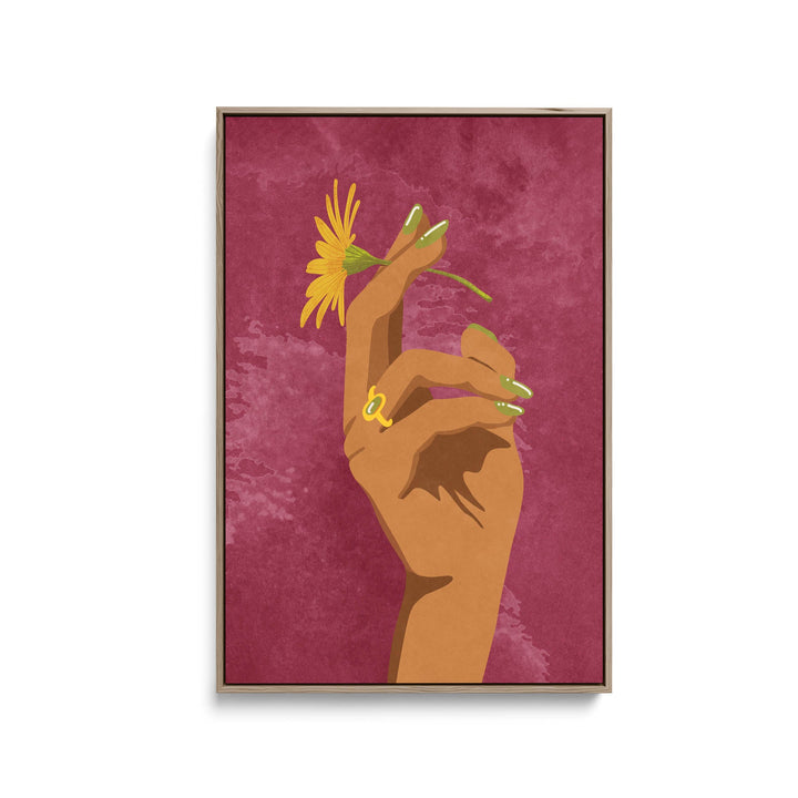 Smoking Flower by Raissa	Oltmanns - Stretched Canvas Print or Framed Fine Art Print - Artwork - I Heart Wall Art