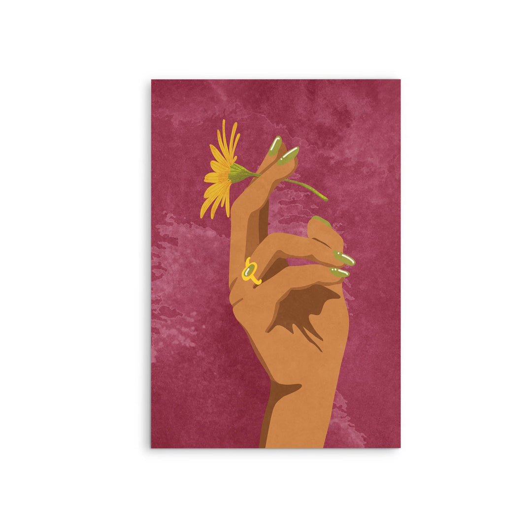 Smoking Flower by Raissa	Oltmanns - Stretched Canvas Print or Framed Fine Art Print - Artwork - I Heart Wall Art