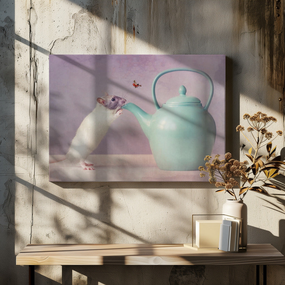 Snoozy  :) - Stretched Canvas, Poster or Fine Art Print I Heart Wall Art