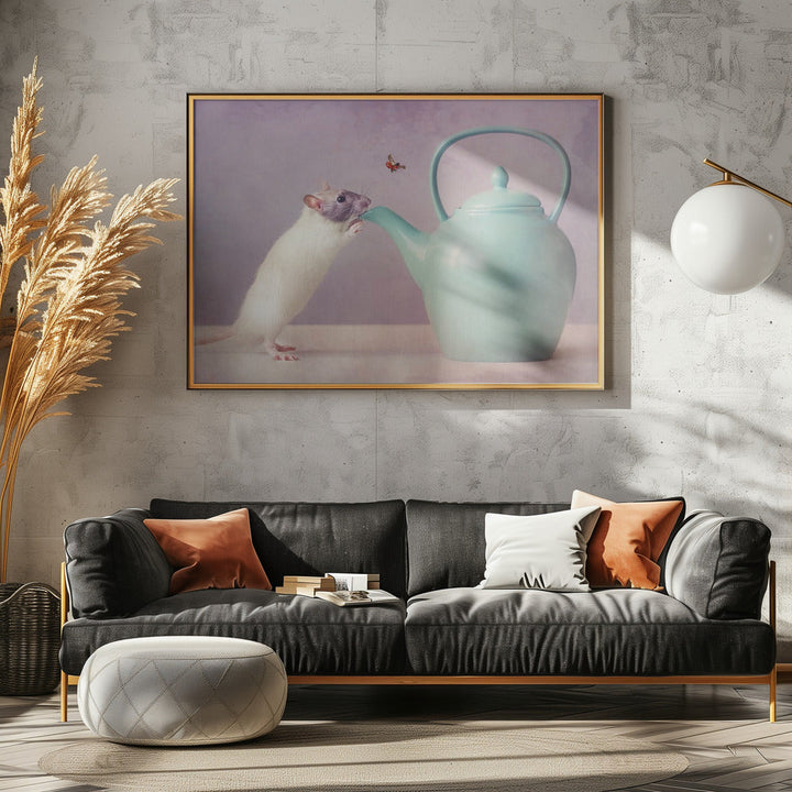 Snoozy  :) - Stretched Canvas, Poster or Fine Art Print I Heart Wall Art