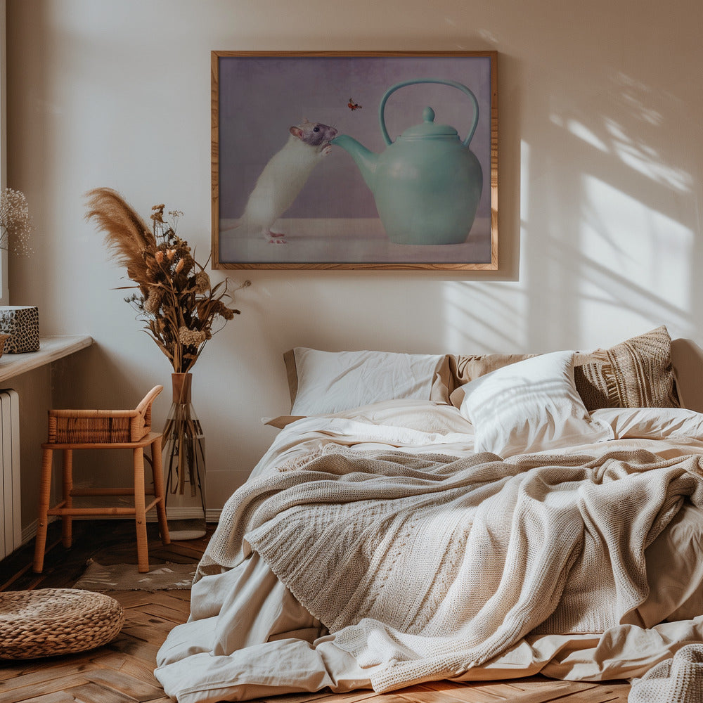 Snoozy  :) - Stretched Canvas, Poster or Fine Art Print I Heart Wall Art