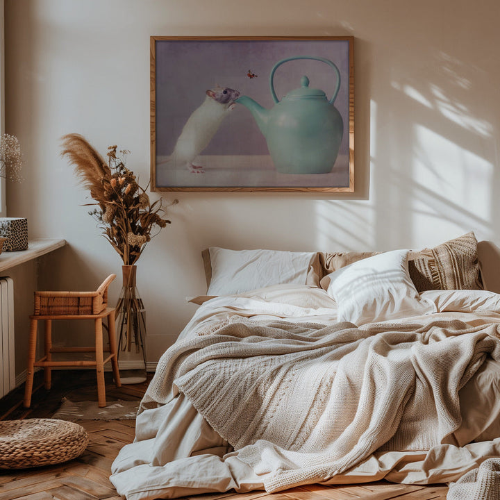 Snoozy  :) - Stretched Canvas, Poster or Fine Art Print I Heart Wall Art