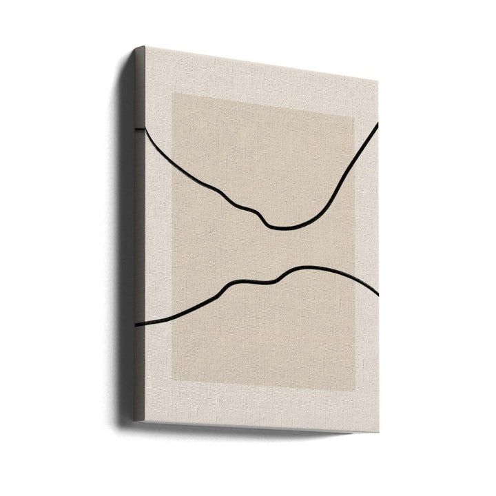 Soft Abstract Lines Art - Stretched Canvas, Poster or Fine Art Print - I Heart Wall Art - Poster Print, Canvas Print or Framed Art Print