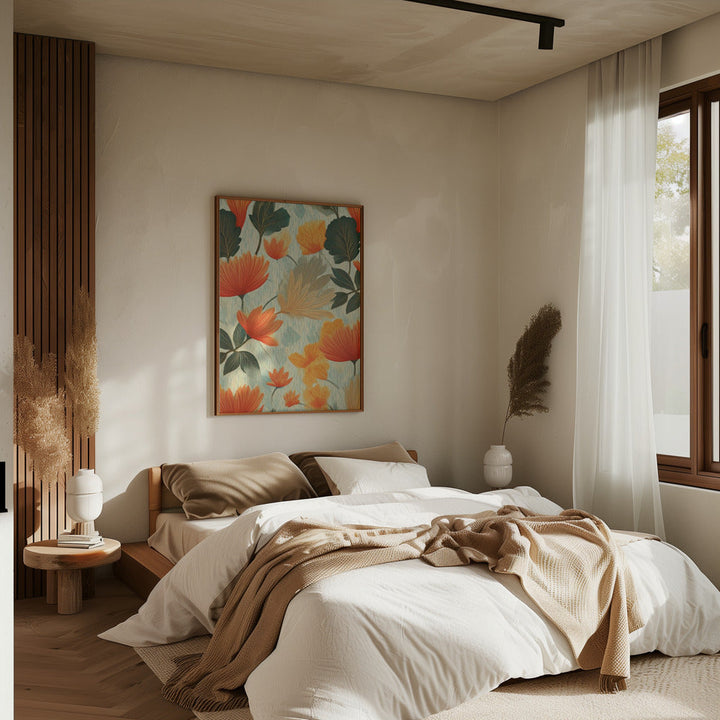 Soft Autumn Garden - Stretched Canvas, Poster or Fine Art Print I Heart Wall Art
