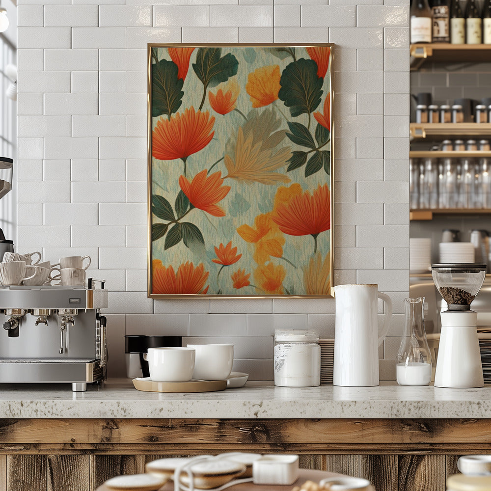 Soft Autumn Garden - Stretched Canvas, Poster or Fine Art Print I Heart Wall Art