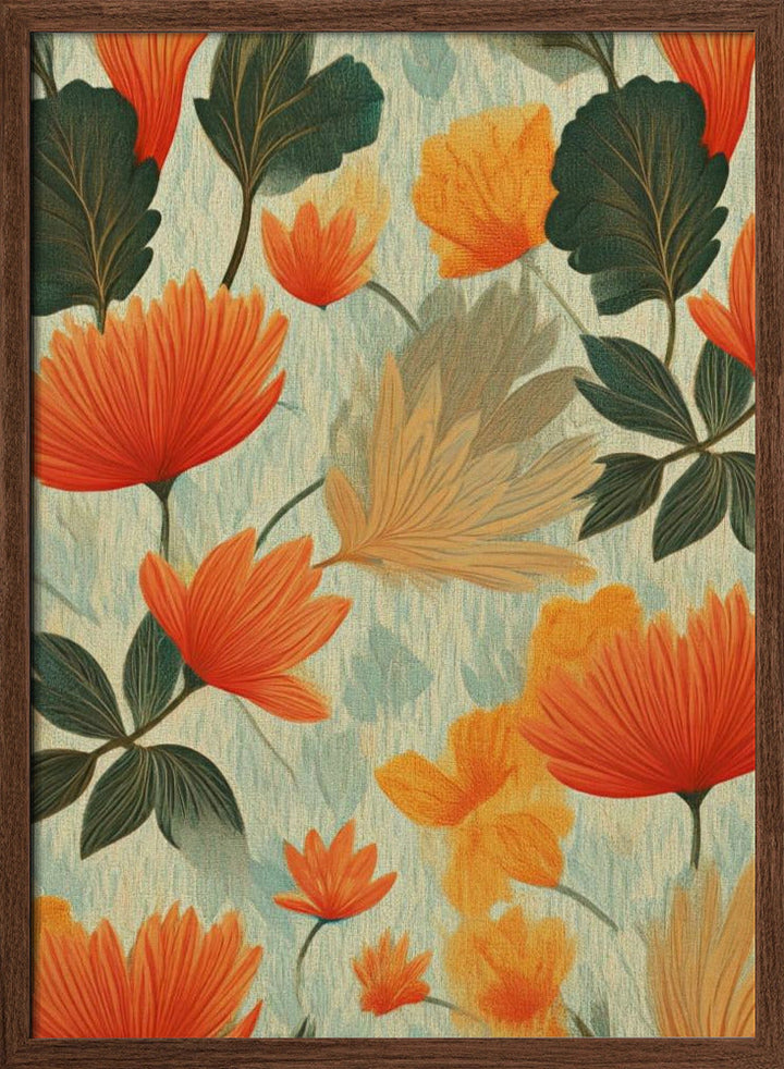 Soft Autumn Garden - Stretched Canvas, Poster or Fine Art Print I Heart Wall Art