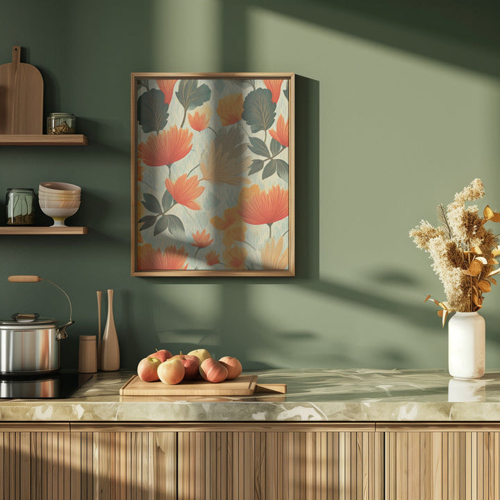 Soft Autumn Garden - Stretched Canvas, Poster or Fine Art Print I Heart Wall Art
