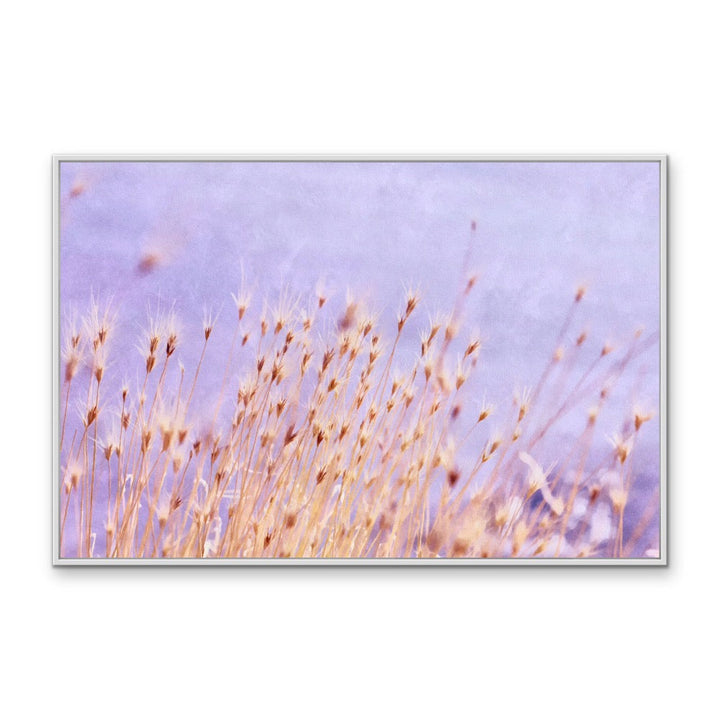 Soft Lavender - Abstract Purple Original Stretched Canvas Wall Art Print