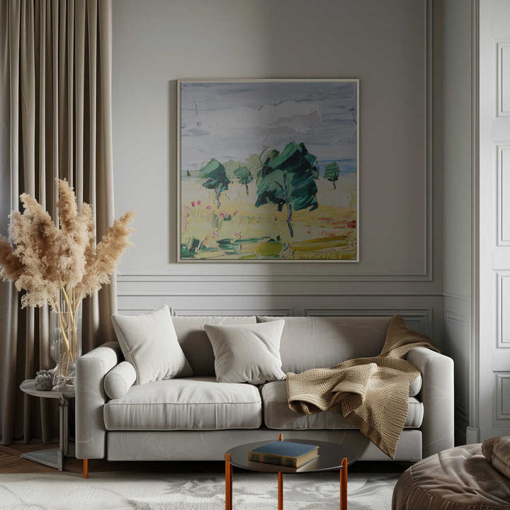 Softly Softly - Square Stretched Canvas, Poster or Fine Art Print by Angela Hawkey - I Heart Wall Art - Poster Print, Canvas Print or Framed Art Print